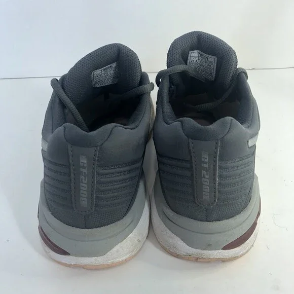 ASICS GT-2000 6 Mid Grey Silver Carbon Running Shoes Women’s Size 7.5 T855N - Picture 4 of 10